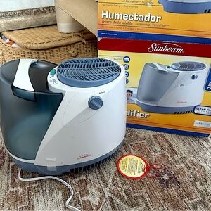 Vintage Sunbeam Cool Mist Humidifier Model 1120 Easy Fill Reusable PermaFilter